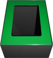 V-Part top voor modulaire afvalbak 60 l, groen - thumbnail