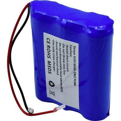 Sanyo 3/UR18650-ZM2 PCBK Speciale oplaadbare batterij 18650 Kabel Li-ion 11.1 V 2420 mAh 1 stuk(s)