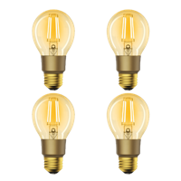 Woox Slimme filament E27 lamp 4-pack