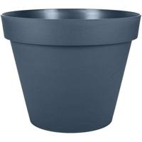 Ronde bloempot - EDA - Toscane - Ø 48 cm - 43 L - Binnen/buiten - Ø 47,5 x H.40 cm - Denimblauw