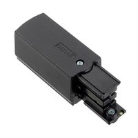 Spanningsrail eindaansluitconnector rechts (65 mm) zwart 3 fase 876374