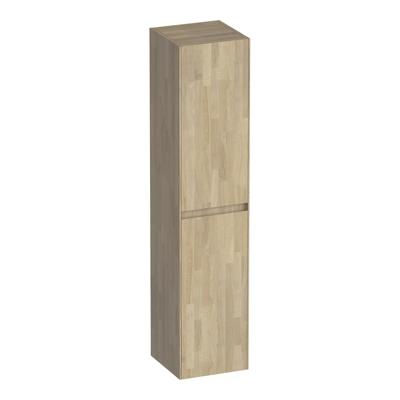 Brauer Inspire - Hoge Kast - 160 cm - 2 Deuren - Greeploos - Links of Rechtsdraaiend - Vingerlas Eiken Grijs