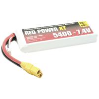 Red Power LiPo accupack 7.4 V 5400 mAh 25 C Softcase XT90 - thumbnail