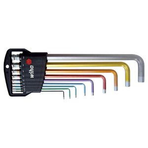Wiha Classic Inbussleutelset Kogelkop SB369 H9F 9-delig 35683