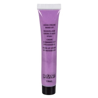 Schmink/make-up tube - paars - 19 gram - waterbasis - carnaval/Halloween