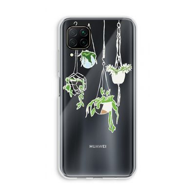 Hang In There: Huawei P40 Lite Transparant Hoesje