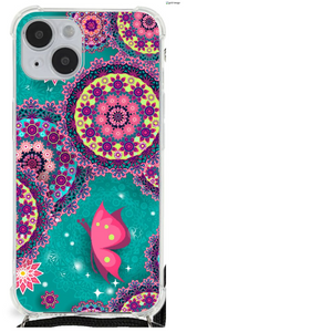 iPhone 14 Plus Back Cover Cirkels en Vlinders