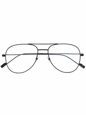 Saint Laurent Eyewear lunettes de soleil à monture pilote - Noir