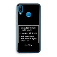 Mijn Motto's: Huawei P20 Lite Transparant Hoesje