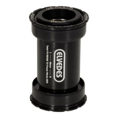 Elvedes Twist fit trapas voor bb386 praxis road / mtb 46 x 86 mm