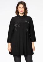 Yoek Tuniek beaded | Zwart | Maat 50/52