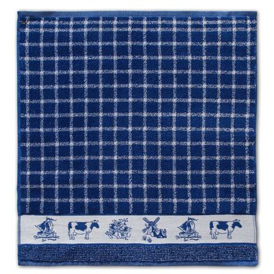 DDDDD keukendoek 60x55 cm dutchie blue