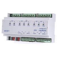 BEA8FK16H-E  - EIB, KNX 8-fold switch actuator with binary input 8-fold, BEA8FK16H-E