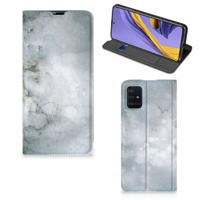 Bookcase Samsung Galaxy A51 Painting Grey