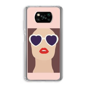 Red lips: Xiaomi Poco X3 NFC Transparant Hoesje
