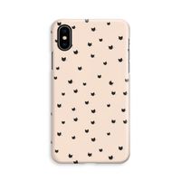 Kleine kattenkopjes: iPhone X Volledig Geprint Hoesje