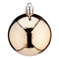 Kerstballen Ø 6 cm 24 Stuks Champagne PVC