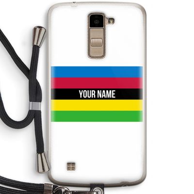 WK Wielrennen: LG K10 (2016) Transparant Hoesje met koord WK Wielrennen: LG K10 (2016) Transparant Hoesje met koord