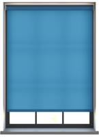Elektrisch Rolgordijn - Unicolour fel blauw