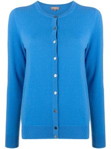 N.Peal cardigan en maille fine - Bleu