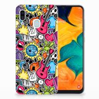 Samsung Galaxy A30 | Sillicone Back Cover | Punk Rock