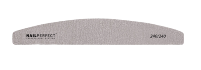 NailPerfect Vijl Tools Halfmoon File 240/240 1Stuks NailPerfect Vijl Tools Halfmoon File 240/240 1Stuks