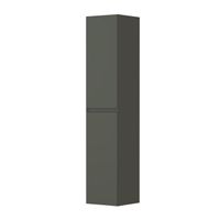 INK Badkamerkast - 35x35x170cm - 2 deuren - links en rechtsdraaiend - greeploos - MDF lak Mat beton groen 1240507 - thumbnail