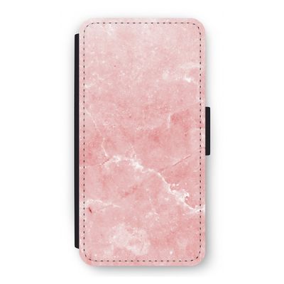 Roze marmer: iPhone 12 Flip Hoesje