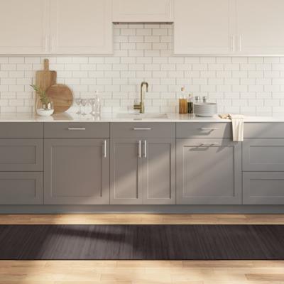 VidaXL Vloerkleed rechthoekig 70x300 cm bamboe donkerbruin