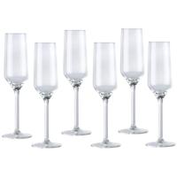 Luxury houseware Champagneglazen - 30x - glas - 220 ml - Bruiloft/Feest