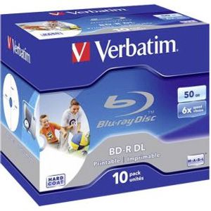 Verbatim 43736 Lees/schrijf blu-ray disc BD-R 50 GB 10 stuk(s)