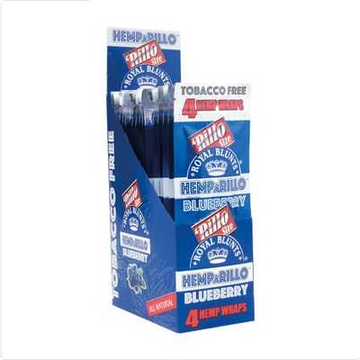 Royal Blunts Royal Blunts Hemparillo - Blueberry 15 x 4 stuks