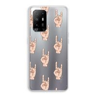 Rock: Oppo A94 5G Transparant Hoesje