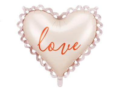 Folie Balloon Heart &apos;Love&apos; (50x47cm)
