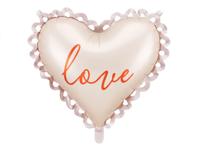 Folie Balloon Heart &apos;Love&apos; (50x47cm)