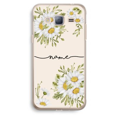 Daisies: Samsung Galaxy J3 (2016) Transparant Hoesje