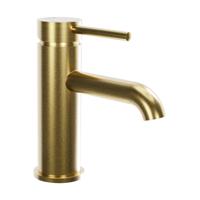 Blaufoss Round Eco Start wastafelkraan Brushed Gold