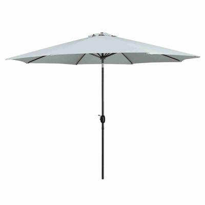 Marbueno Parasol Staal 8 Spaken D270 cm Polyester Wit Tuin, Zwembad en Terras