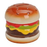 Hamburger spaarpot 10 cm - thumbnail