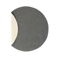Tapeso Rond Buitenkleed effen - Flip grijs - 160 cm rond