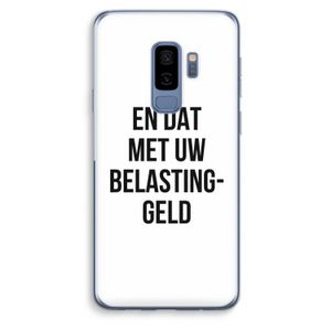 Belastinggeld: Samsung Galaxy S9 Plus Transparant Hoesje