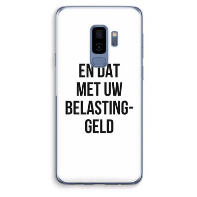 Belastinggeld: Samsung Galaxy S9 Plus Transparant Hoesje