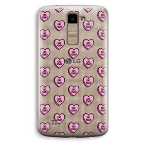 GIRL POWER: LG K10 (2016) Transparant Hoesje