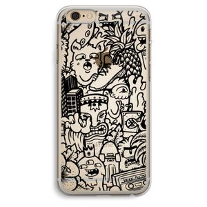 Vexx Black Mixtape: iPhone 6 Plus / 6S Plus Transparant Hoesje