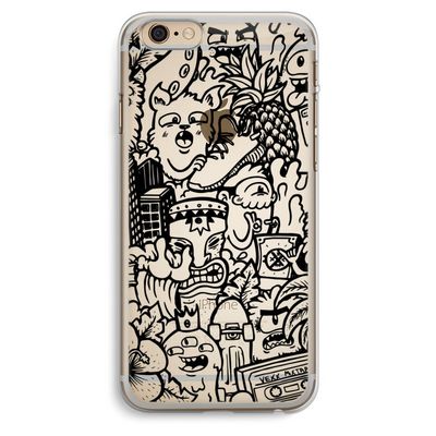 Vexx Black Mixtape: iPhone 6 Plus / 6S Plus Transparant Hoesje