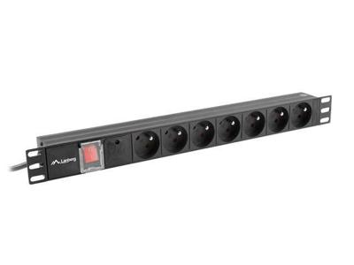 LANBERG STEKKERDOOS RACK PDU (1U,16A,7X 230V,2M)