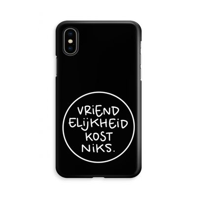 Vriendelijkheid: iPhone X Volledig Geprint Hoesje