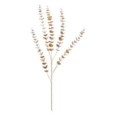 Kunsttak Eucalyptus - goudkleur - 80 cm