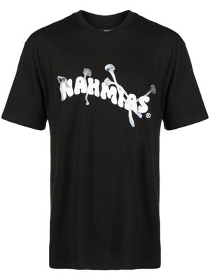 Nahmias t-shirt en coton à logo imprimé - Noir