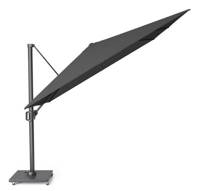 Zweefparasol Challenger T1 premium 4x3 meter Faded Black zonwering - Platinum
